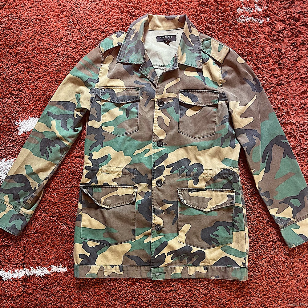 Camo surplus utility jacket